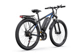 Electric Mountain Bike 750W Motor, 29-Inch Wheels, 48V Battery, Front Suspension
